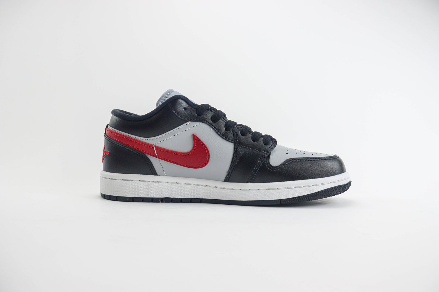 Air Jordan 1 Low Wolf Grey/Gym Red
