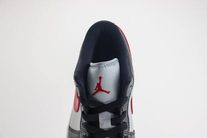Air Jordan 1 Low Wolf Grey/Gym Red