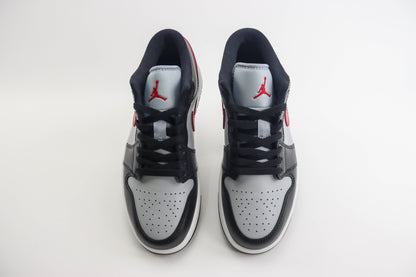 Air Jordan 1 Low Wolf Grey/Gym Red