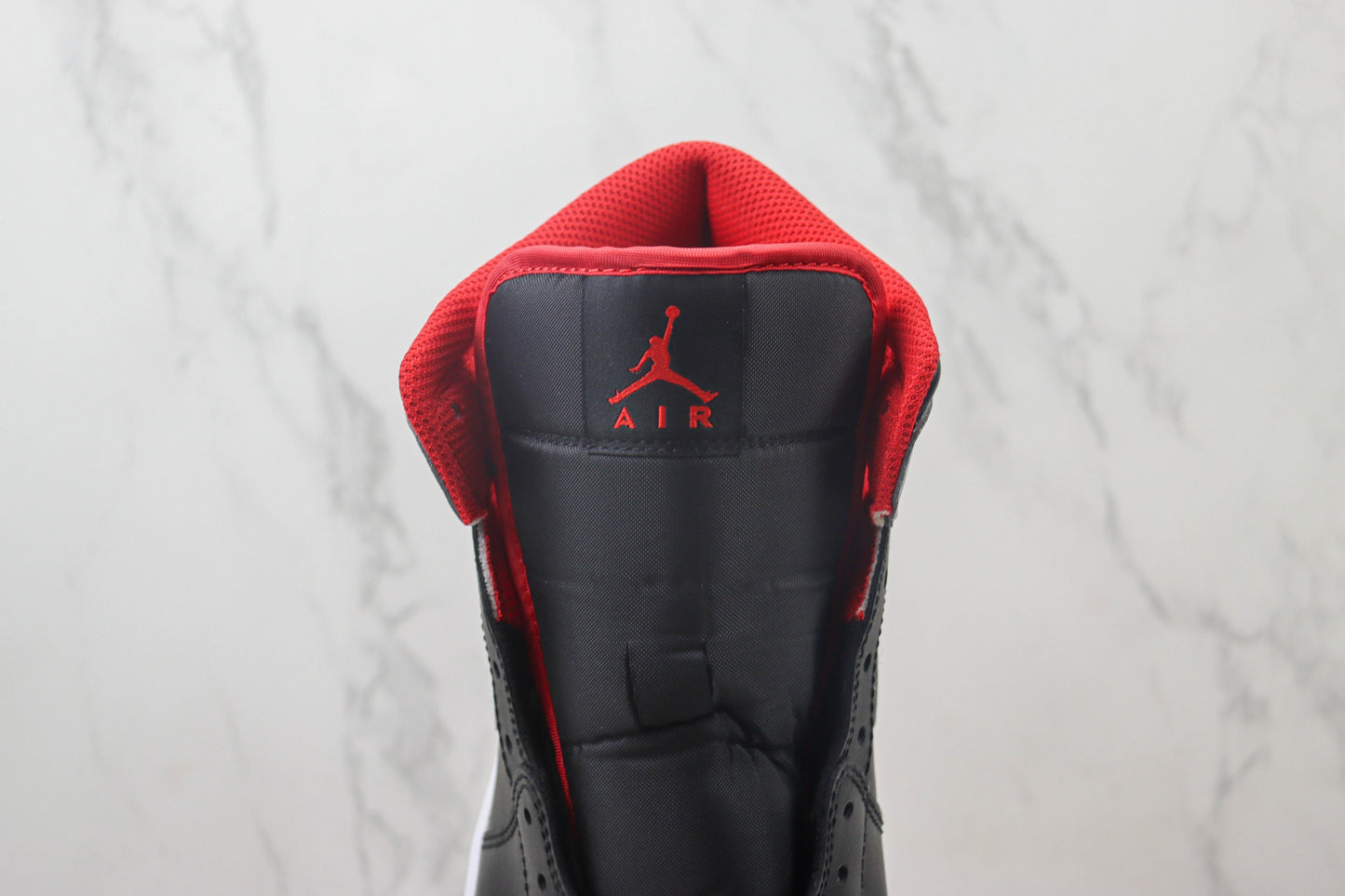 Air Jordan 1 Mid Black Cement Grey Red