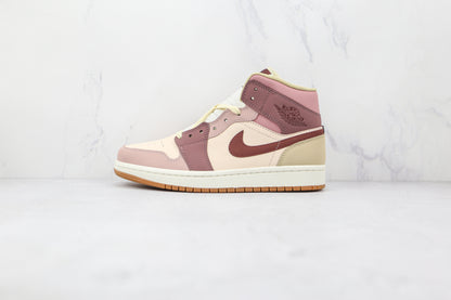 Air Jordan 1 Mid Dark Pony Smoky Mauve