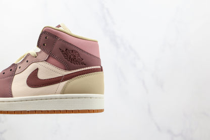 Air Jordan 1 Mid Dark Pony Smoky Mauve