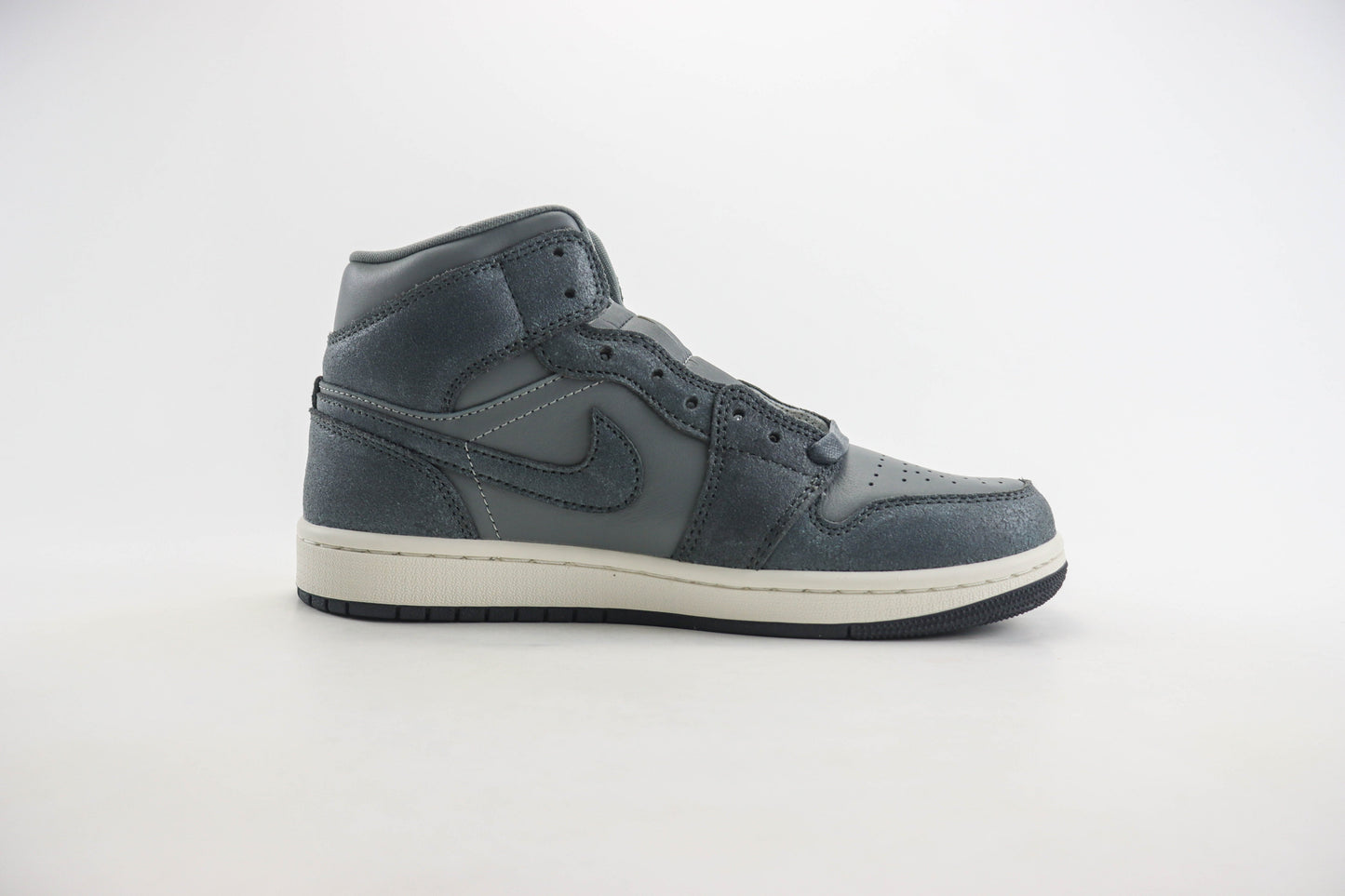 Air Jordan 1 Mid Distressed Smoke Grey