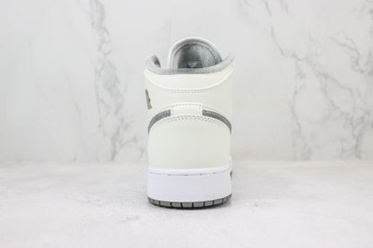 Air Jordan 1 Mid Grey Velvet Toe