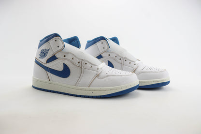 Air Jordan 1 Mid Industrial Blue