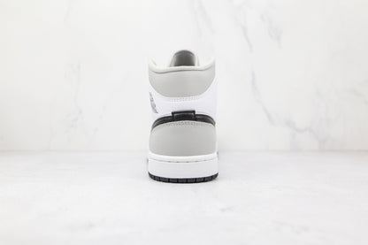 Air Jordan 1 Mid Light Smoke Grey