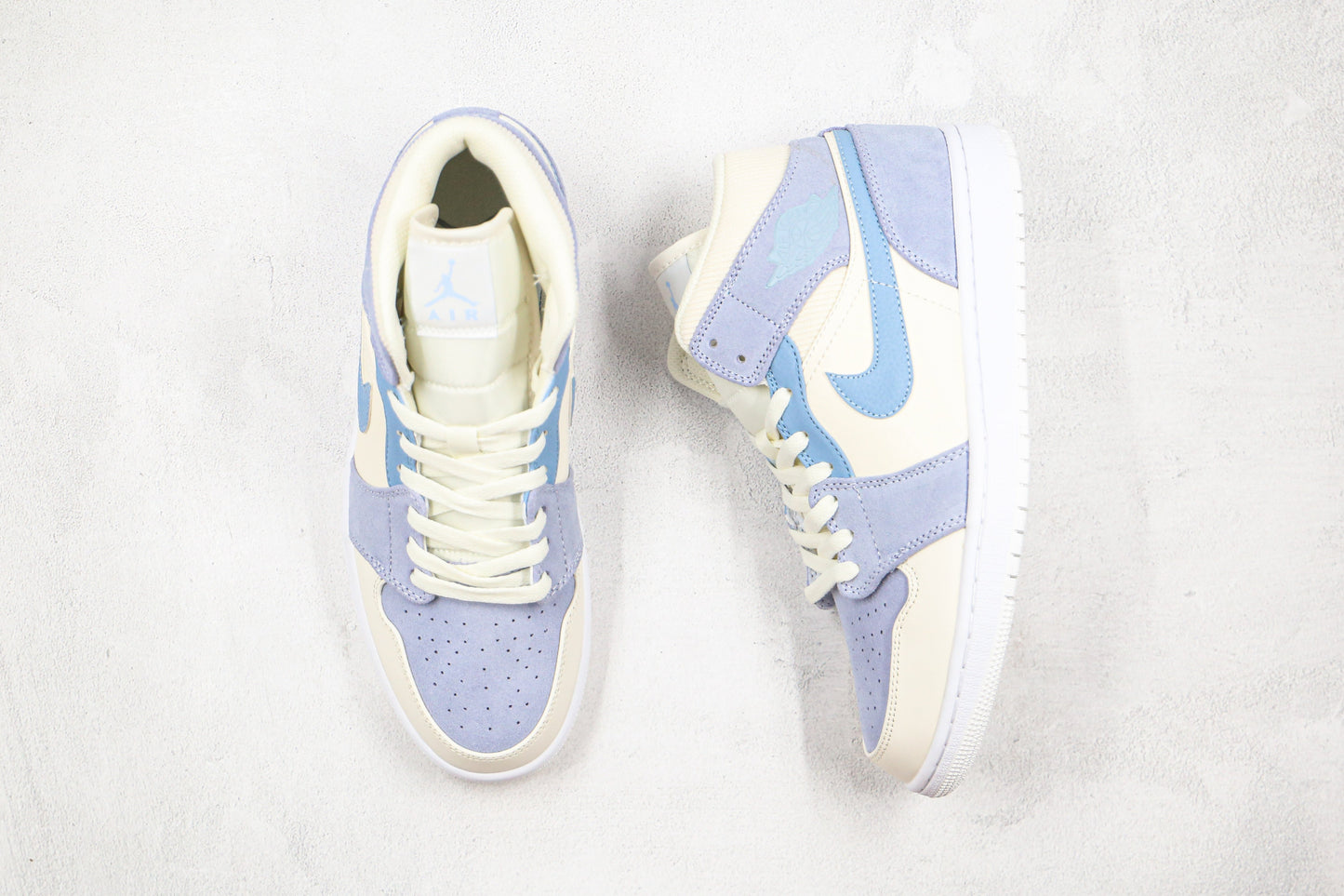 Air Jordan 1 Mid Mixed Textures Blue