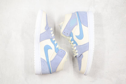 Air Jordan 1 Mid Mixed Textures Blue