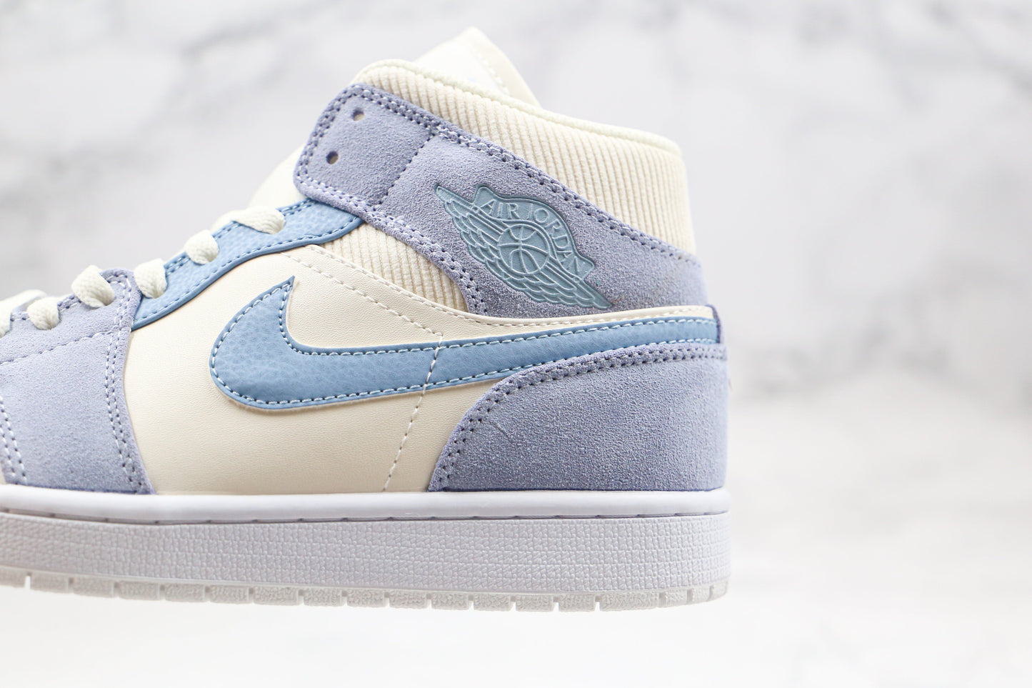 Air Jordan 1 Mid Mixed Textures Blue
