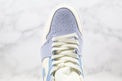 Air Jordan 1 Mid Mixed Textures Blue