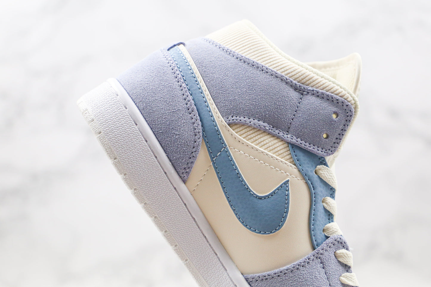 Air Jordan 1 Mid Mixed Textures Blue
