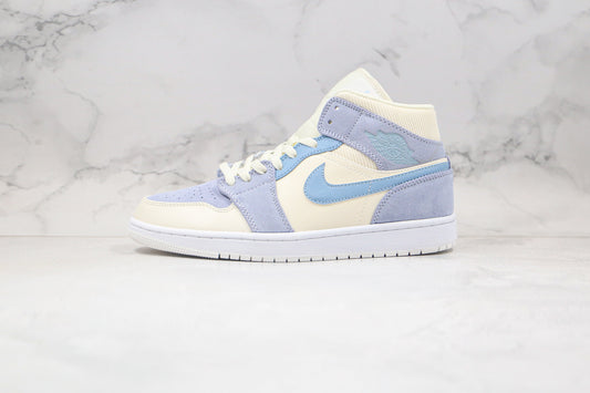 Air Jordan 1 Mid Mixed Textures Blue