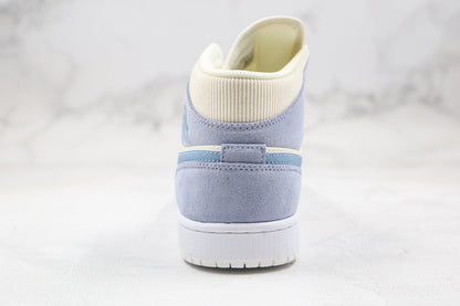 Air Jordan 1 Mid Mixed Textures Blue