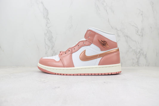 Air Jordan 1 Mid Red Stardust