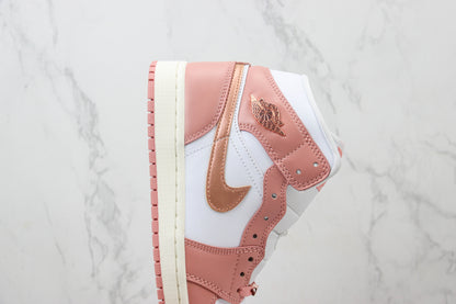 Air Jordan 1 Mid Red Stardust