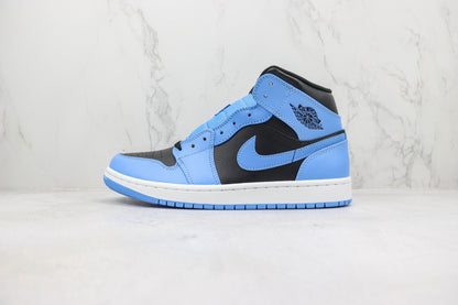 Air Jordan 1 Mid University Blue/Black