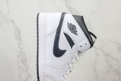 Air Jordan 1 Mid White/Black
