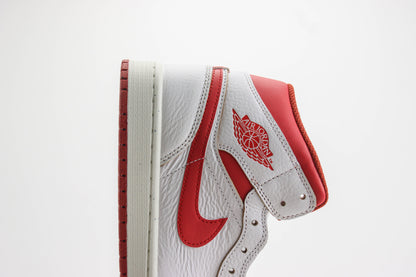 Air Jordan 1 Mid White Dune Red