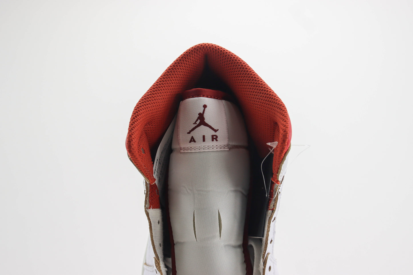 Air Jordan 1 Mid White Dune Red