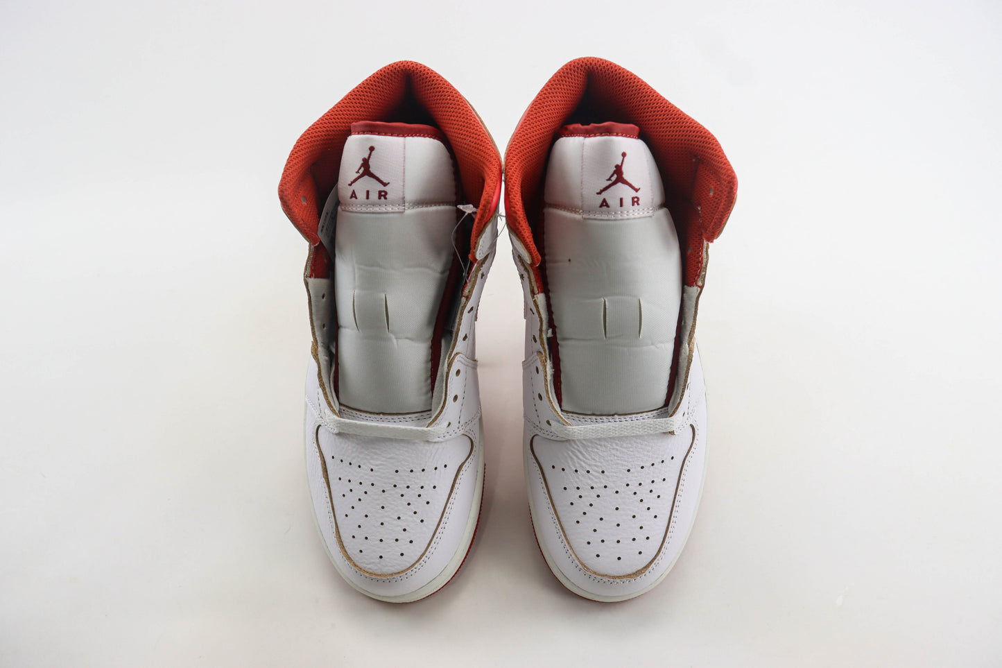 Air Jordan 1 Mid White Dune Red