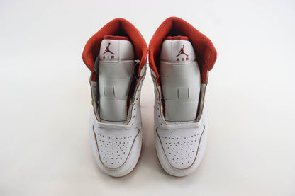 Air Jordan 1 Mid White Dune Red
