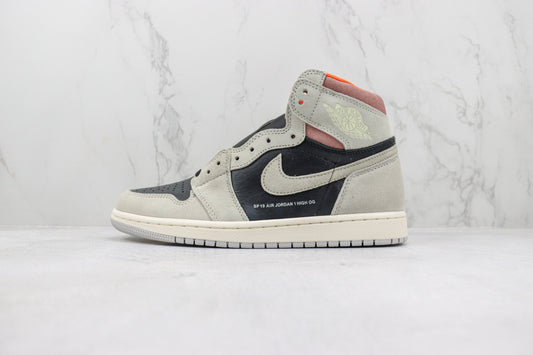 Air Jordan 1 Retro High Neutral Grey Hyper Crimson