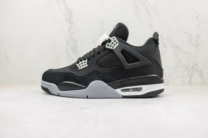 Air Jordan 4 Black Canvas