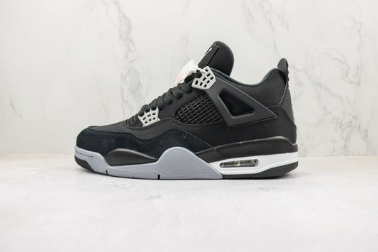 Air Jordan 4 Black Canvas
