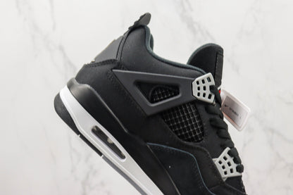 Air Jordan 4 Black Canvas