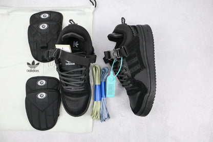 Bad Bunny x Adidas Forum Triple Black