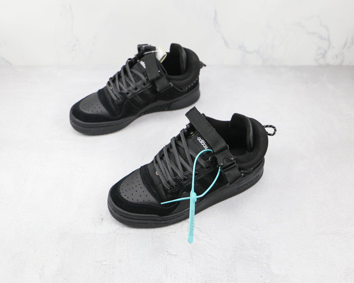 Bad Bunny x Adidas Forum Triple Black