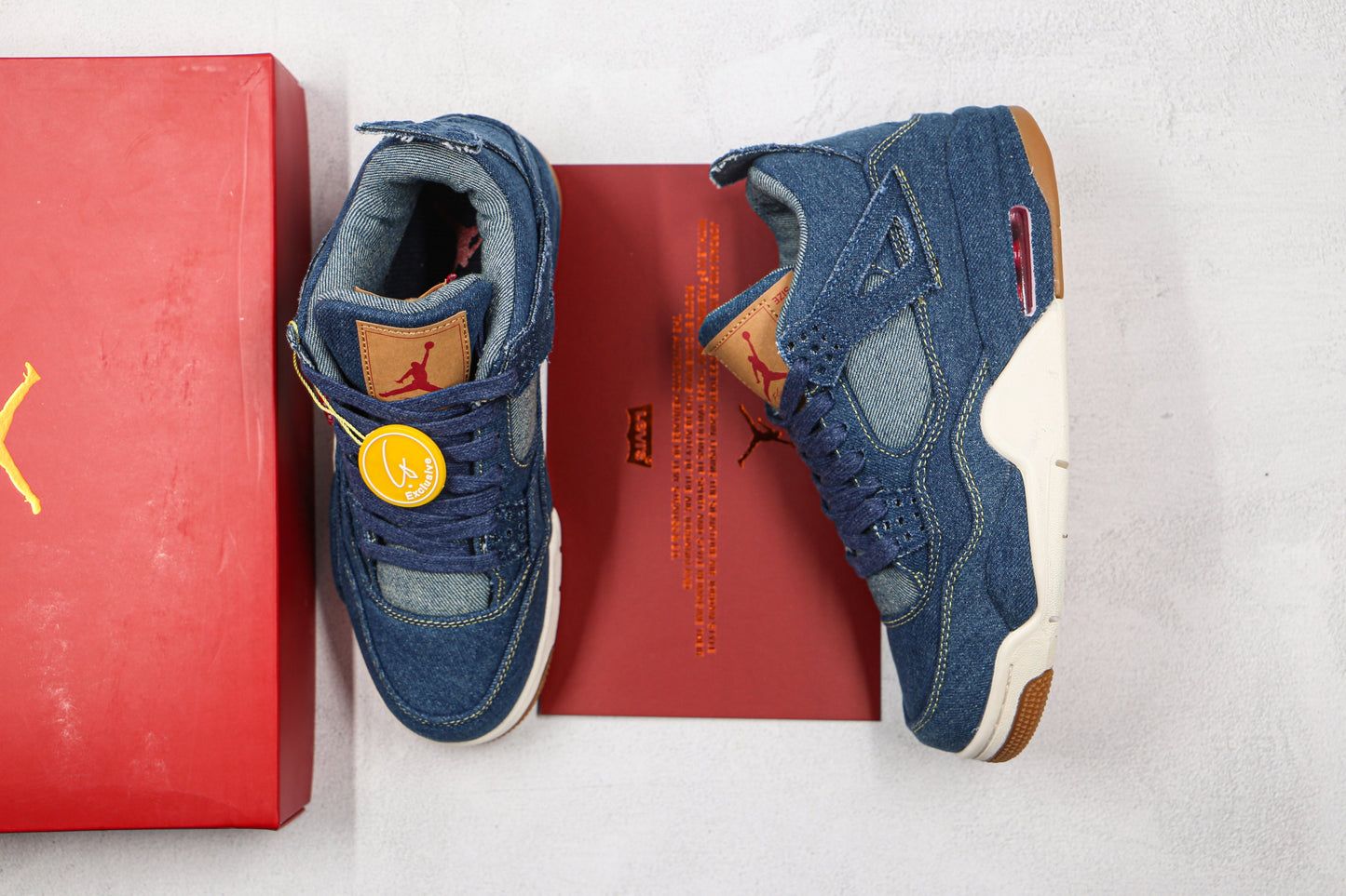 Levi's x Air Jordan 4 Blue Denim