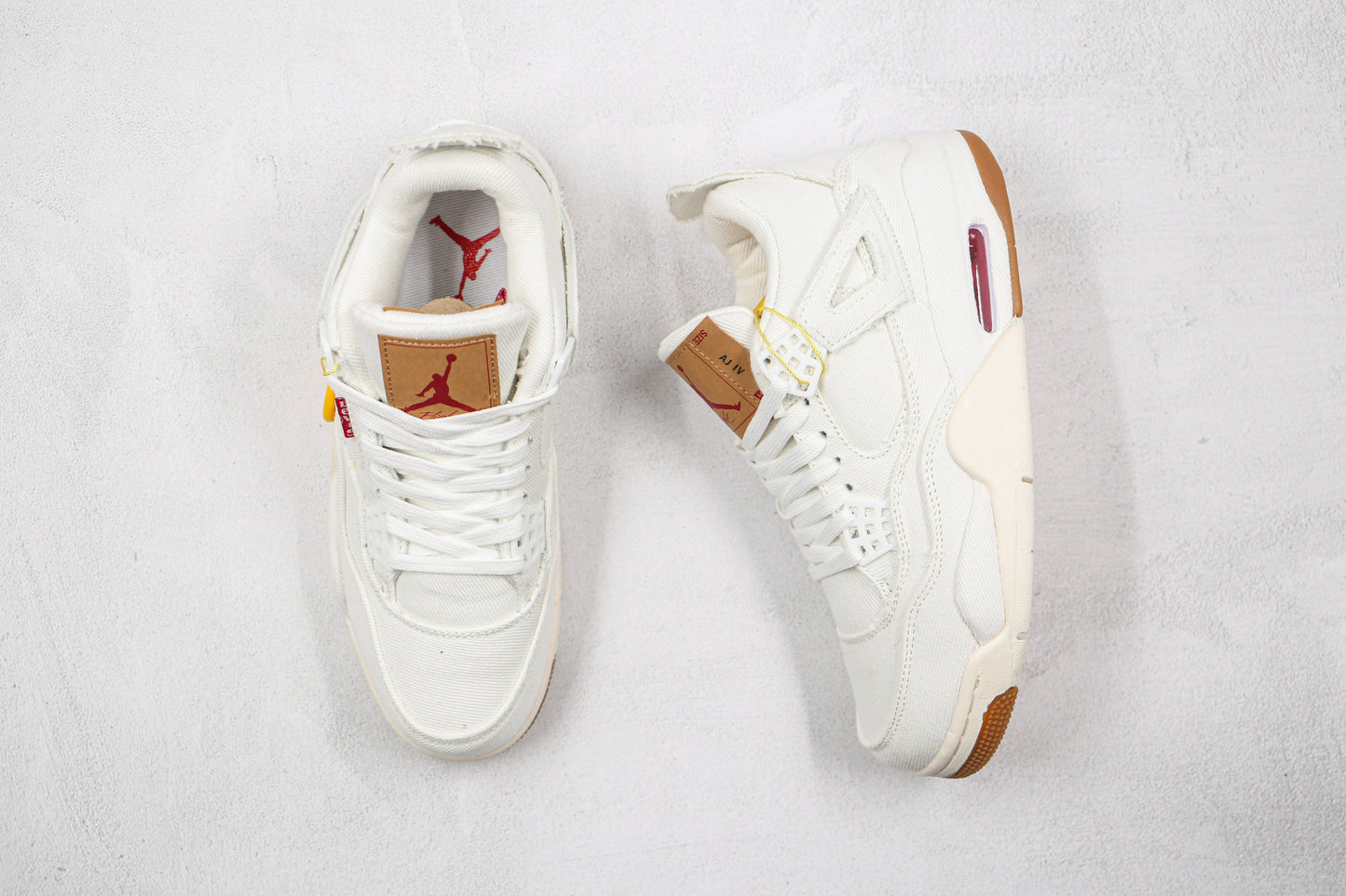 Levi's x Air Jordan 4 White Denim