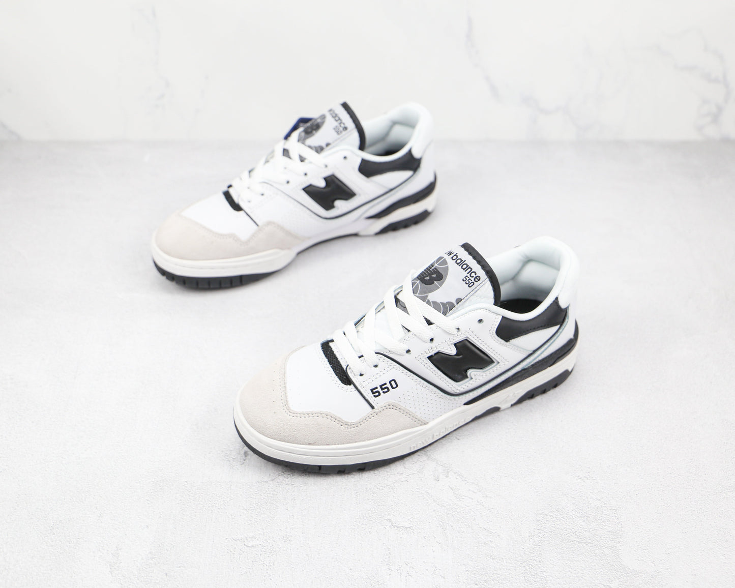 New Balance 550 Sea Salt Black