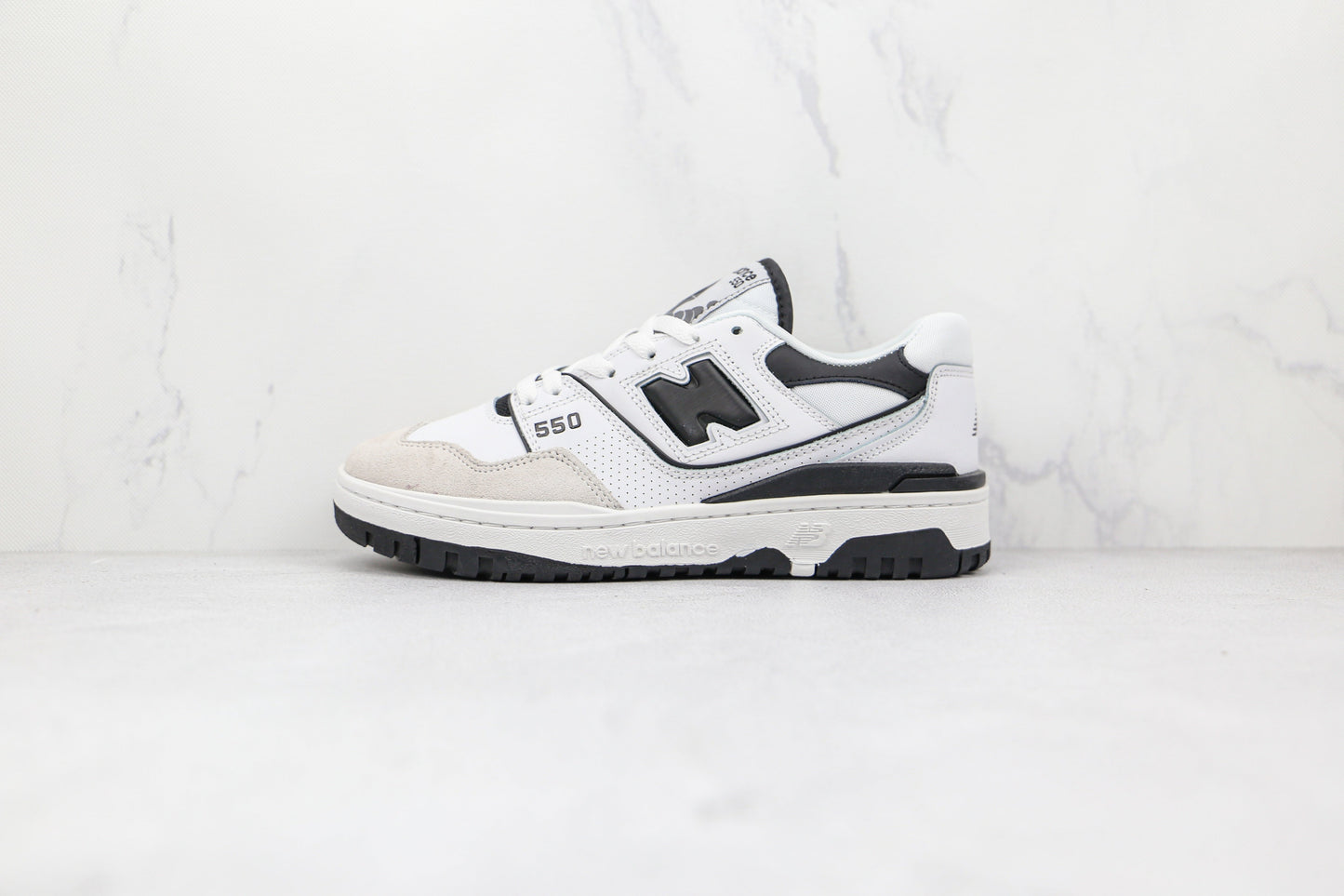 New Balance 550 Sea Salt Black