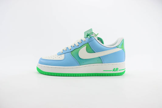 Nike Air Force 1 Low Aquarius Blue Vapor Green
