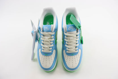 Nike Air Force 1 Low Aquarius Blue Vapor Green