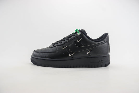 Nike Air Force 1 Low Black/Metallic Silver