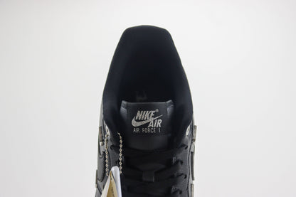 Nike Air Force 1 Low Black/Metallic Silver