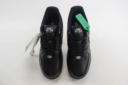 Nike Air Force 1 Low Black/Metallic Silver