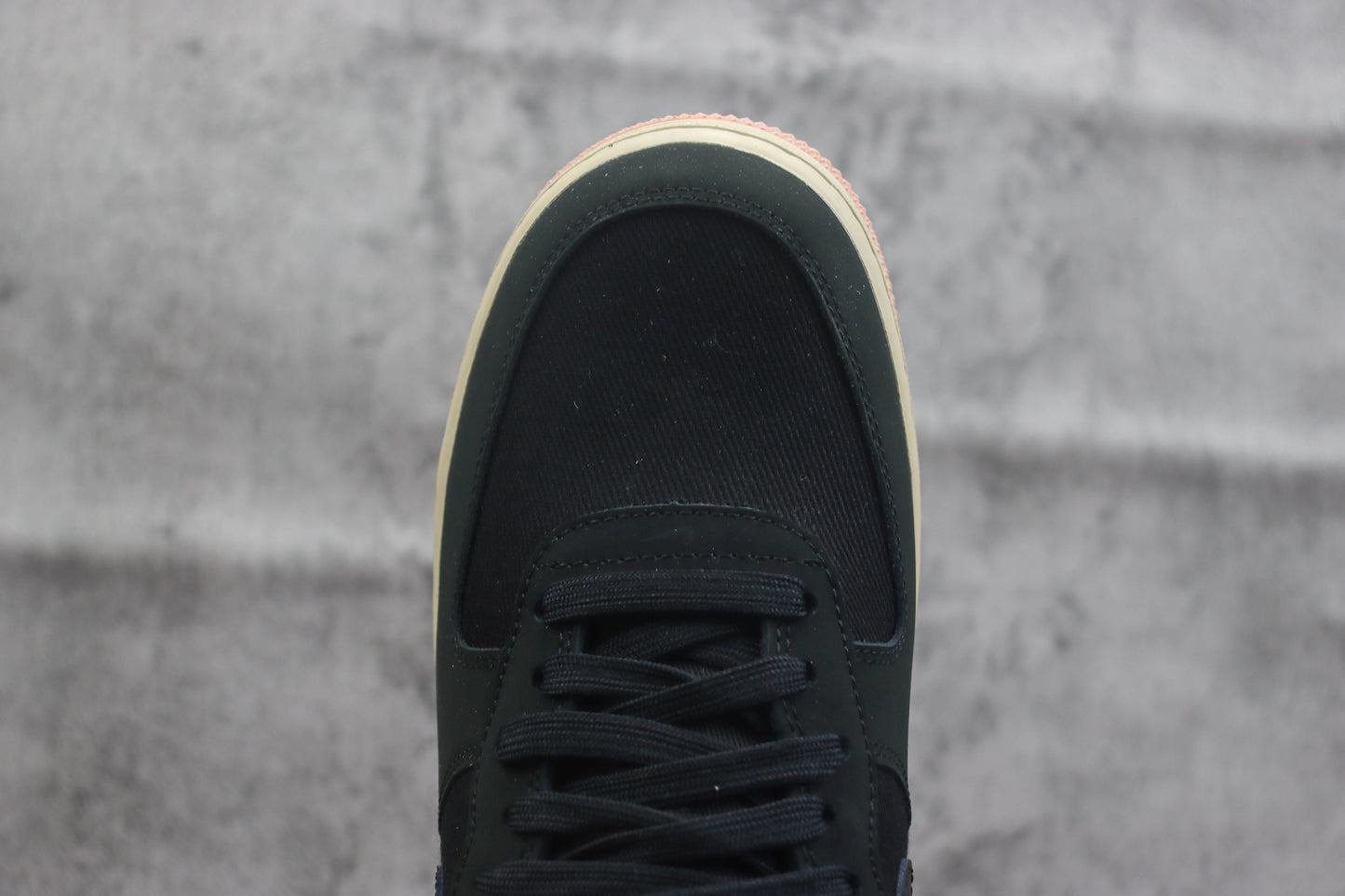 Nike Air Force 1 Low Black Red Stardust