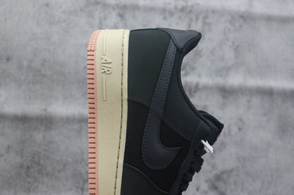 Nike Air Force 1 Low Black Red Stardust