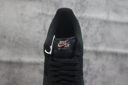 Nike Air Force 1 Low Black Red Stardust