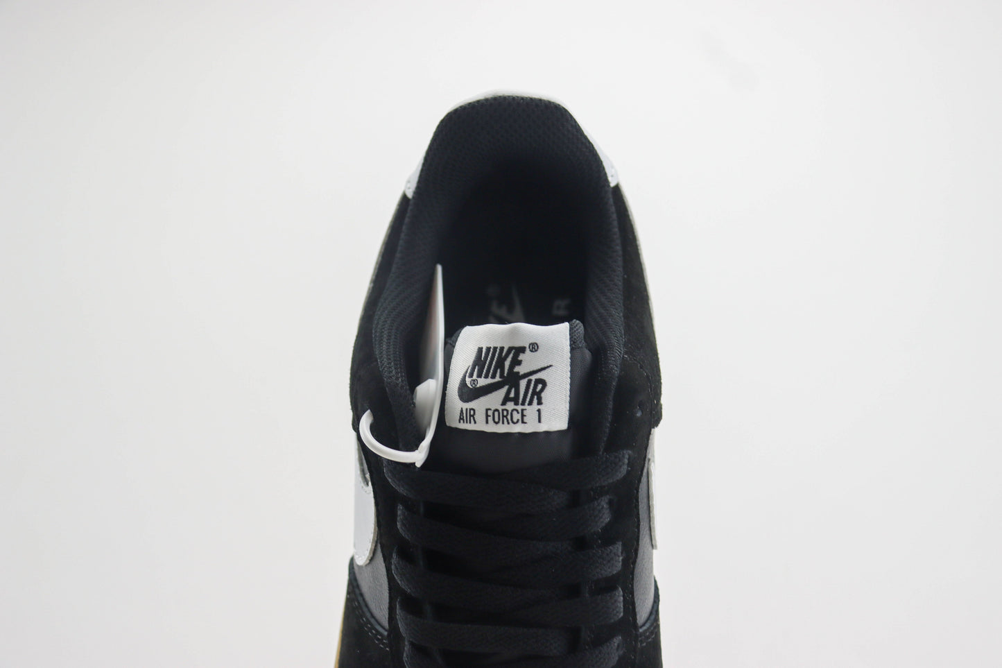 Nike Air Force 1 Low Black Suede Gum