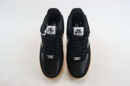 Nike Air Force 1 Low Black Suede Gum