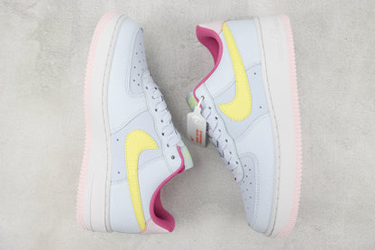 Nike Air Force 1 Low Grey Citron Fuchsia