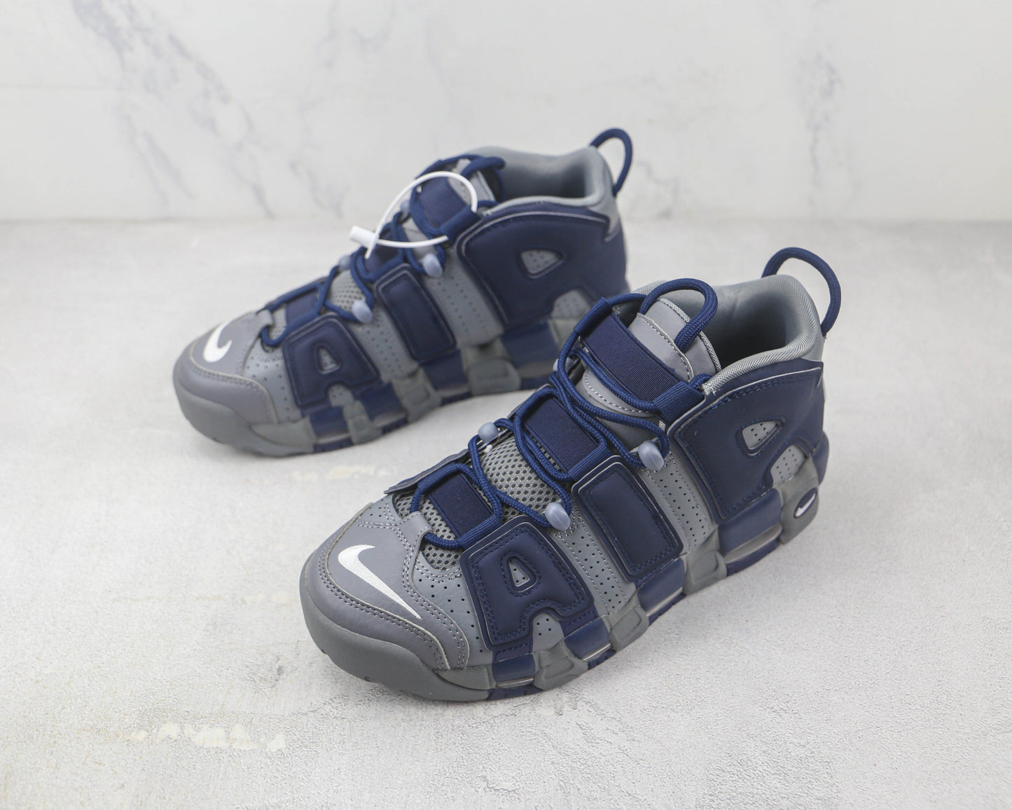 Nike Air More Uptempo Cool Grey/Midnight Navy