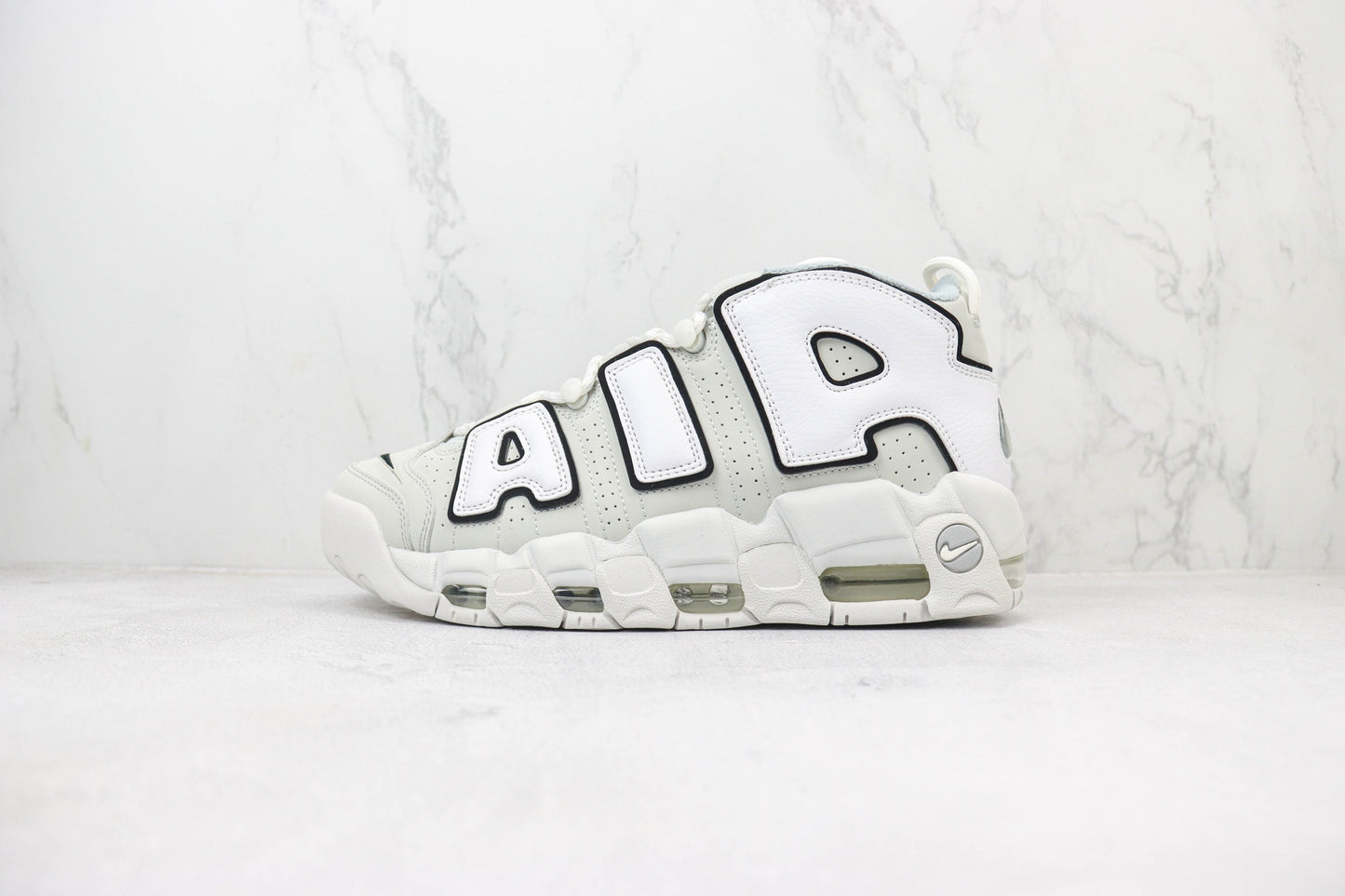 Nike Air More Uptempo Photon Dust/Metallic Silver