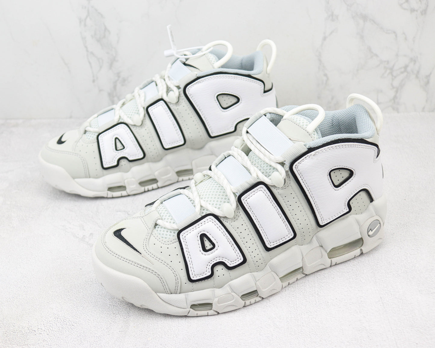 Nike Air More Uptempo Photon Dust/Metallic Silver