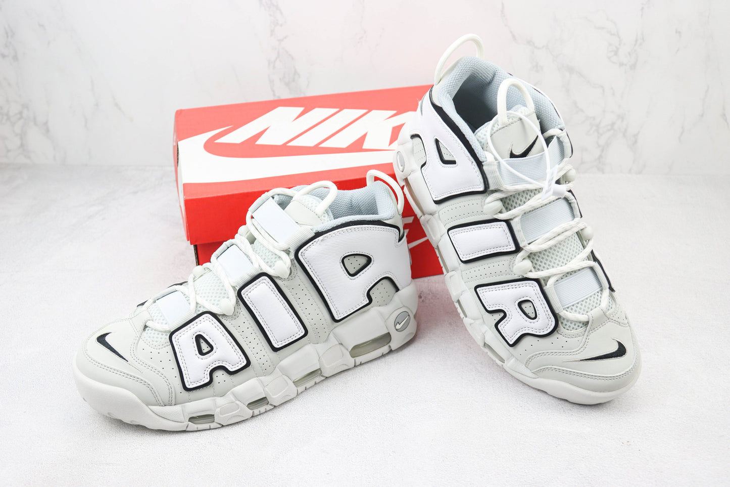 Nike Air More Uptempo Photon Dust/Metallic Silver
